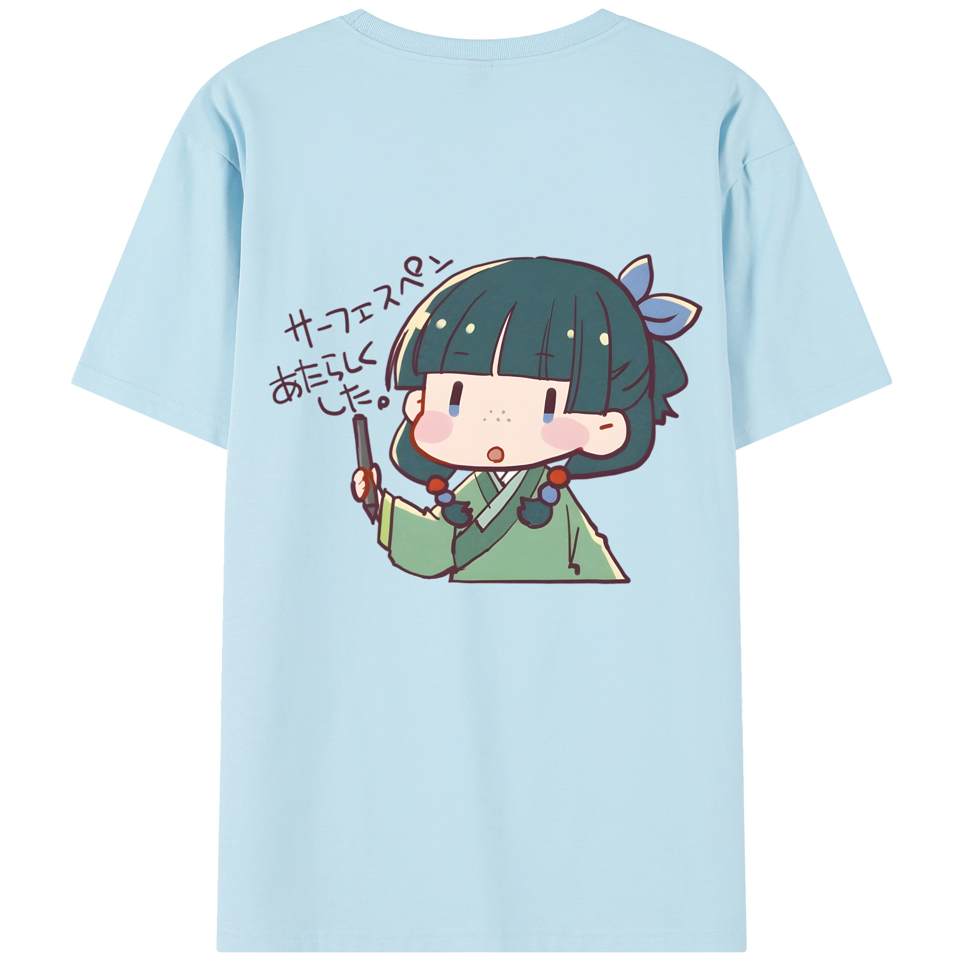 （画像用） 薬屋のひとりごと The Apothecary Diaries 綿100％半袖Tシャツ（背面プリント）